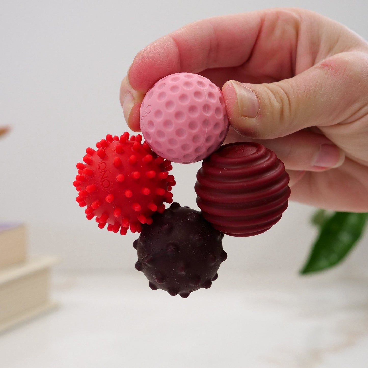 YNSOLAB Silicone Magnetic Fidget Balls Tactile Sensory Stress Relief Desk Toys