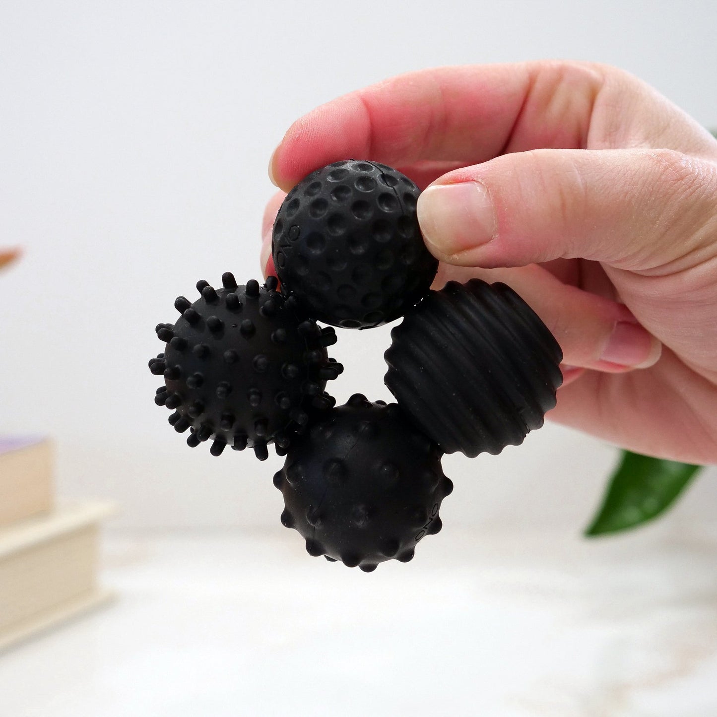 YNSOLAB Silicone Magnetic Fidget Balls Tactile Sensory Stress Relief Desk Toys