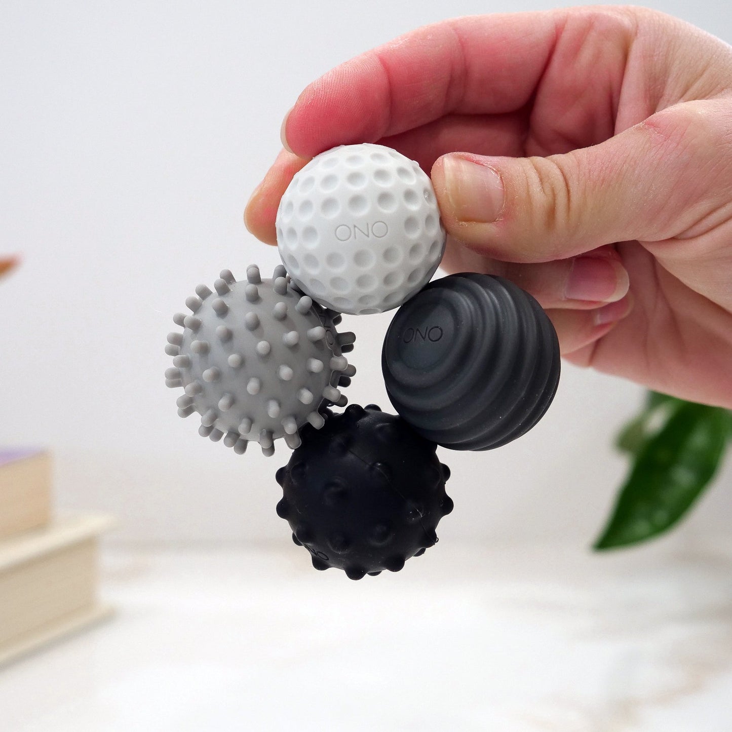 YNSOLAB Silicone Magnetic Fidget Balls Tactile Sensory Stress Relief Desk Toys