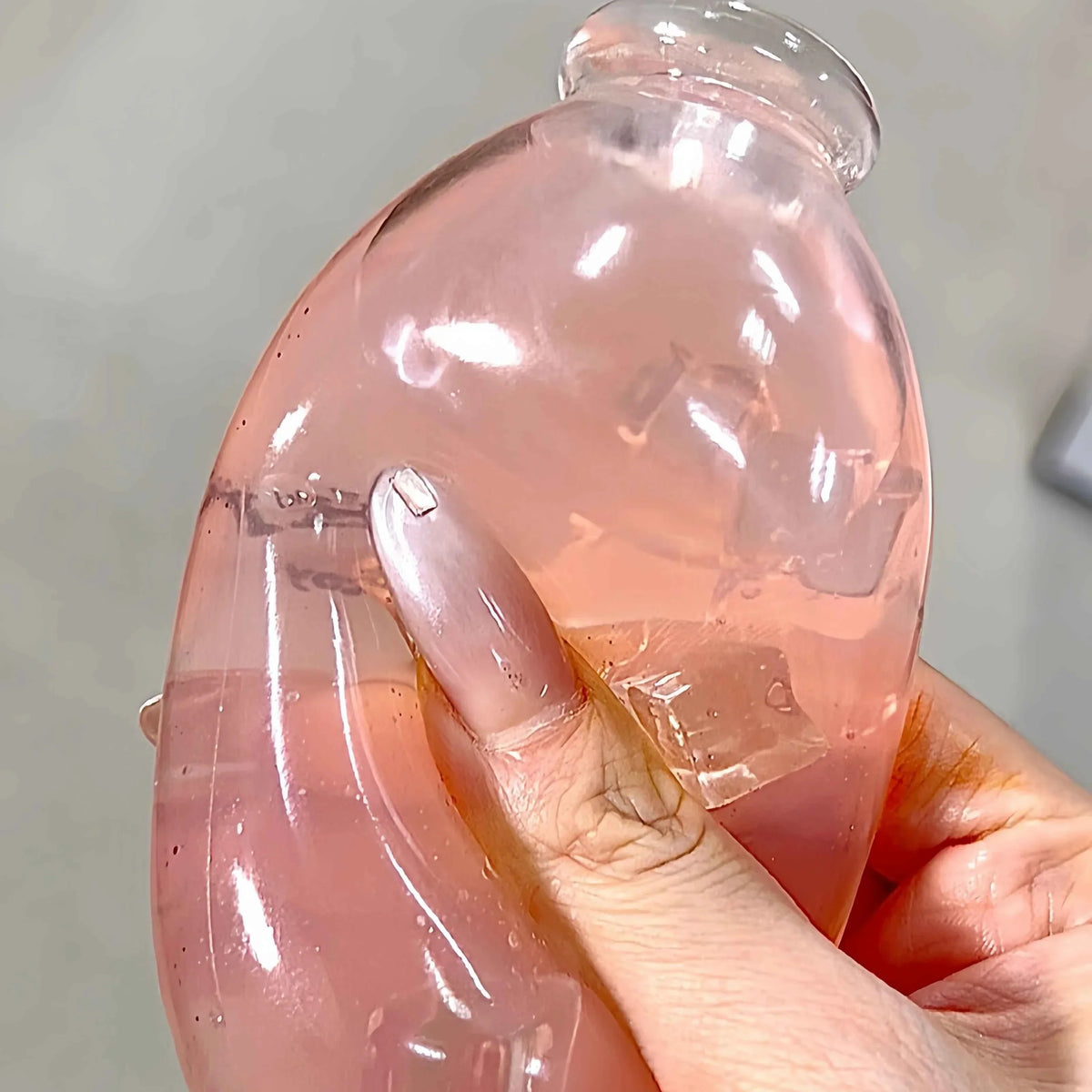 Stay Calm Anywhere with Our Handmade Stress Relief Fidget Toy – Clear Bottle Squishy Ball - Lynsolab