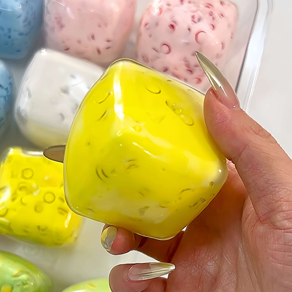 Handmade Stress Relief Toy: Unwind with Our Adorable Freeze-Dried Yogurt Squishies - Lynsolab