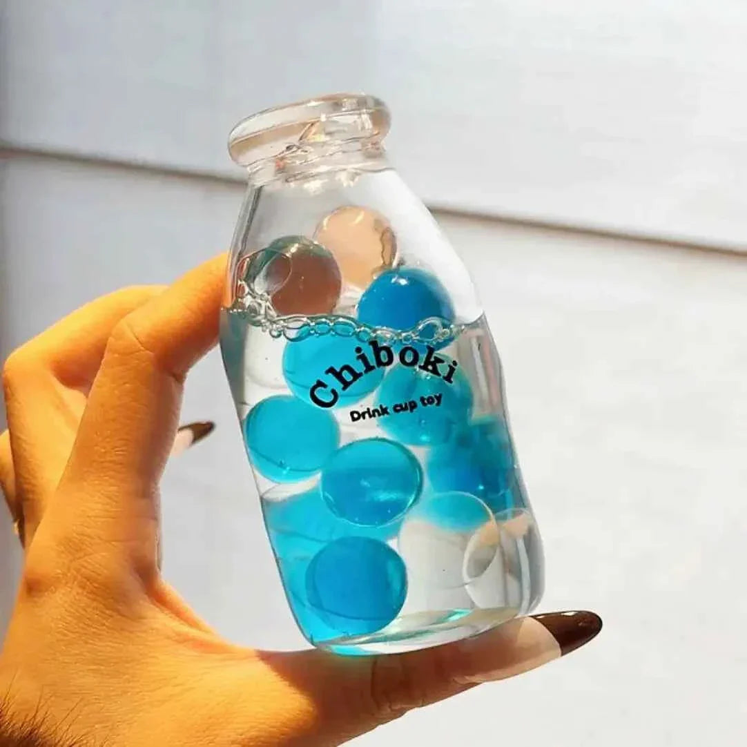 Handmade Stress Relief Fidget Toy - Pinball Squishy Bottle for Ultimate Relaxation - Lynsolab