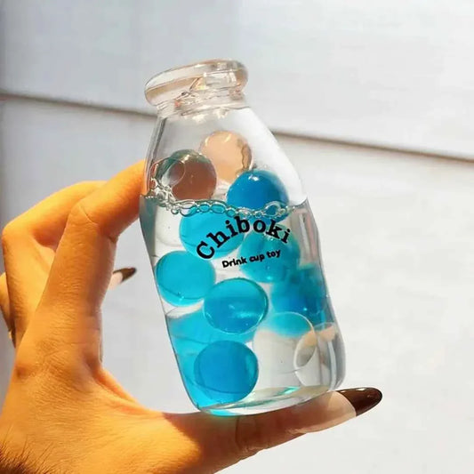 Handmade Stress Relief Fidget Toy - Pinball Squishy Bottle for Ultimate Relaxation - Lynsolab