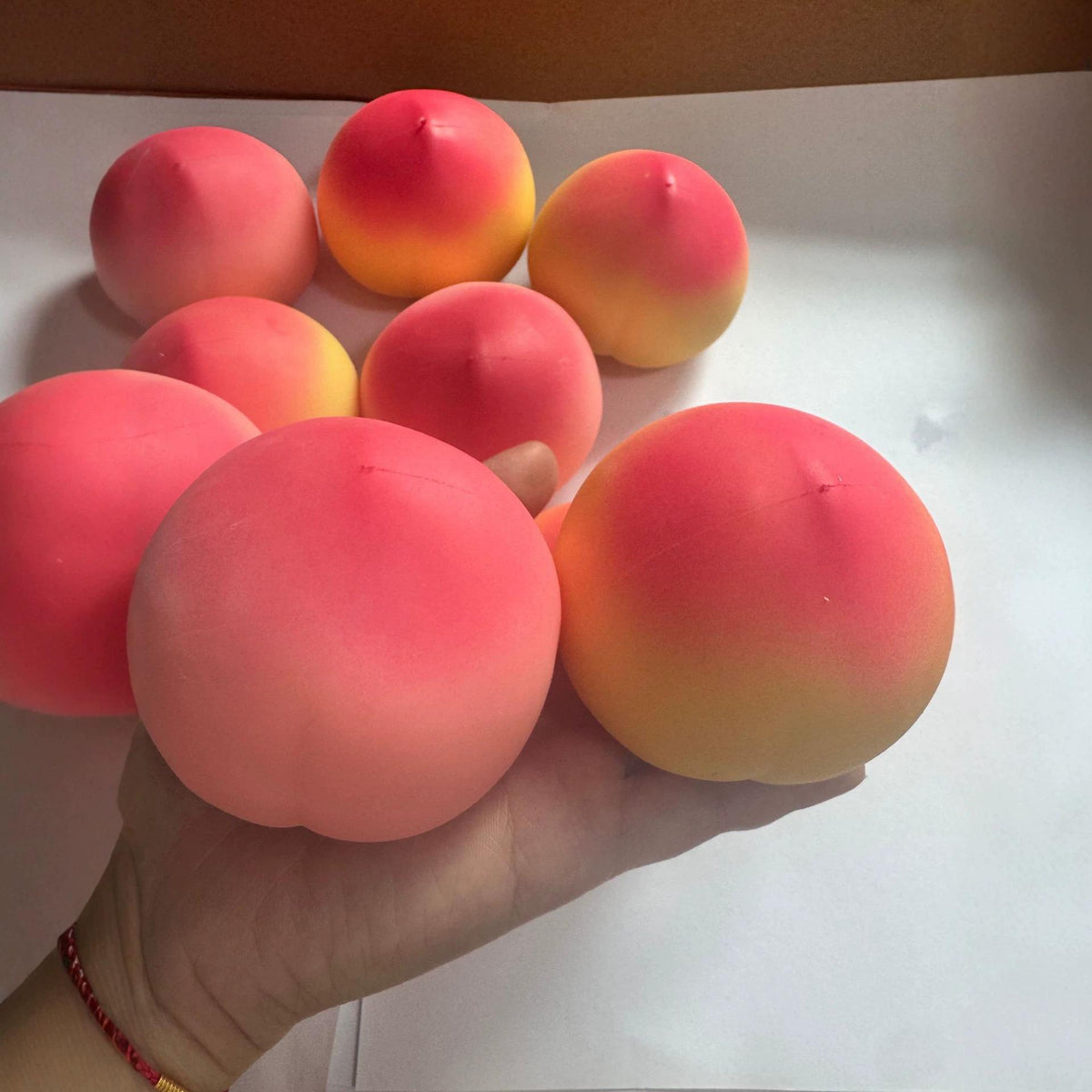 LYNSOLAB Crunchy Peach & Orange Squishy Toy | Enhance Your Stress Relief Experience
