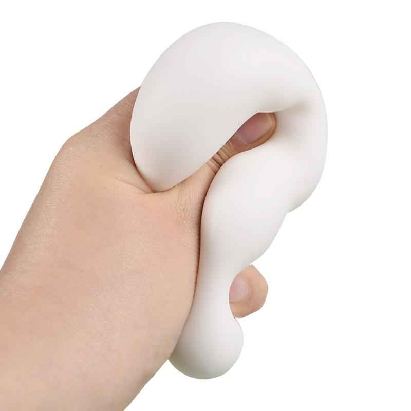 Calm Tofu Squishy, LYNSOLAB Fidget, Portable Slow Rising Soft Stress Relief Toy, Sensory Squeeze Toy, 1/2 pcs