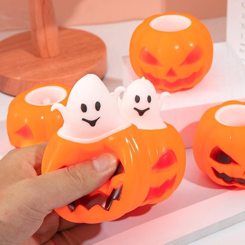 LYNSOLAB Pumpkin Ghost Fidget Toy - Ultimate Stress Relief Squeeze Toy