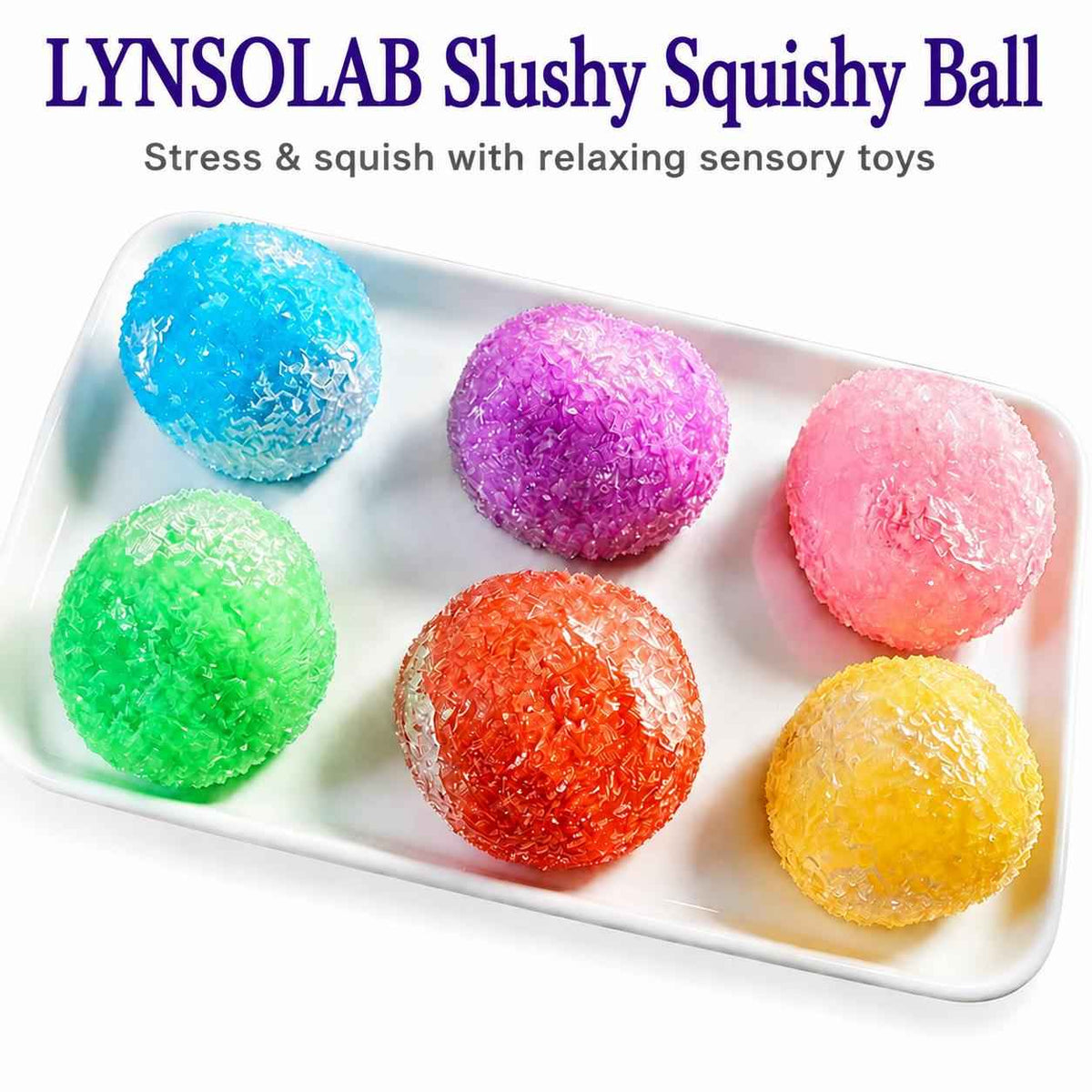 Slushy Squishy Ball - The Ultimate Stress Relief Fidget Toy for Anxiety & Sensory Play