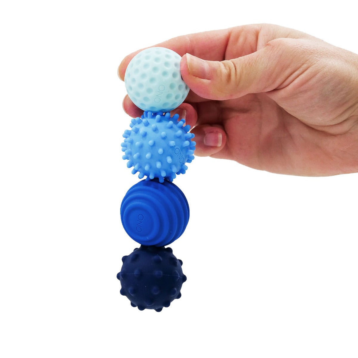 4 Pack Magnetic Silicone Tactile Fidget Balls Silent Sensory Stress Relief Toys