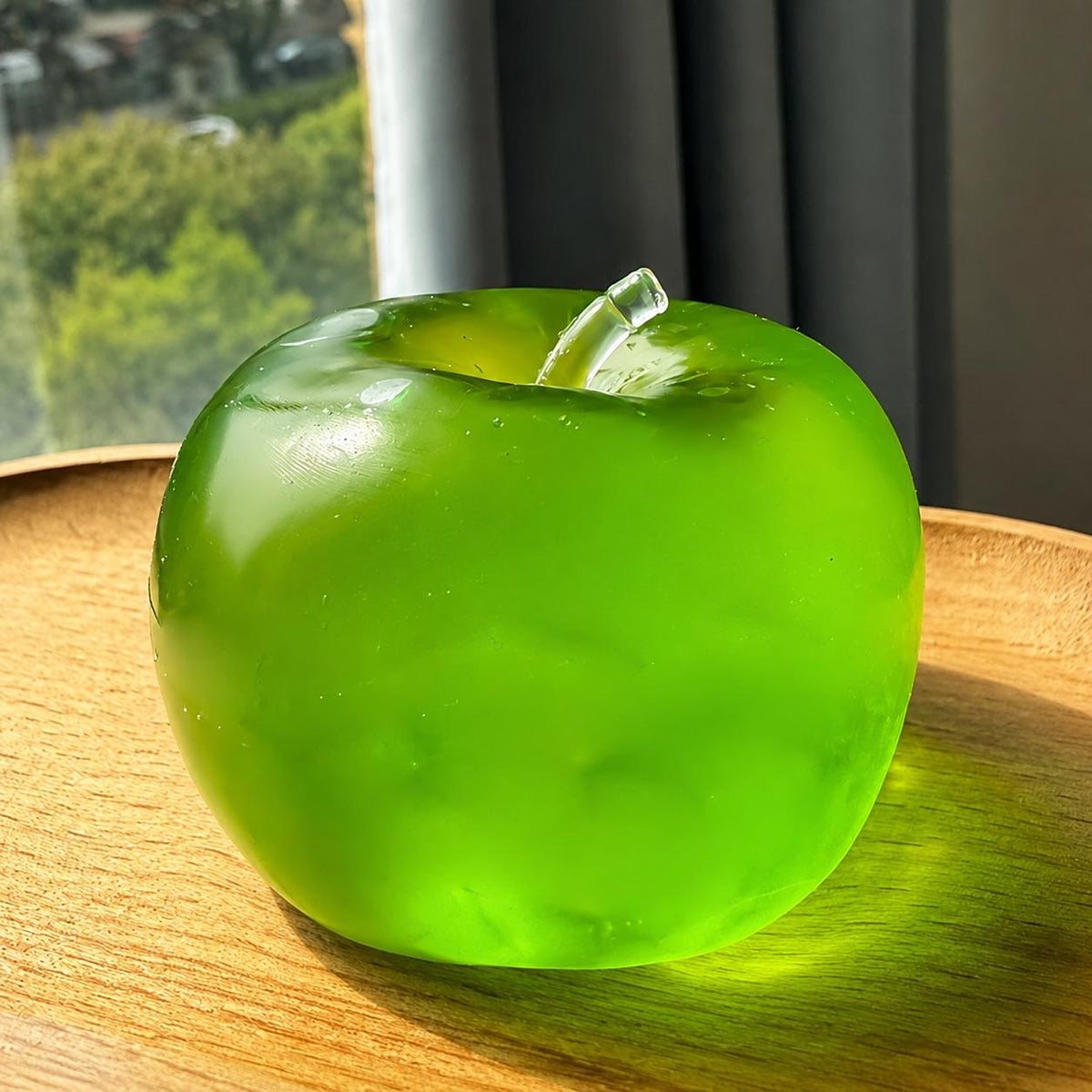 LYNSOLAB Apple Squishy Stress Relief Fidget Toy | Soft, Moldable Sensory Delight for Adults