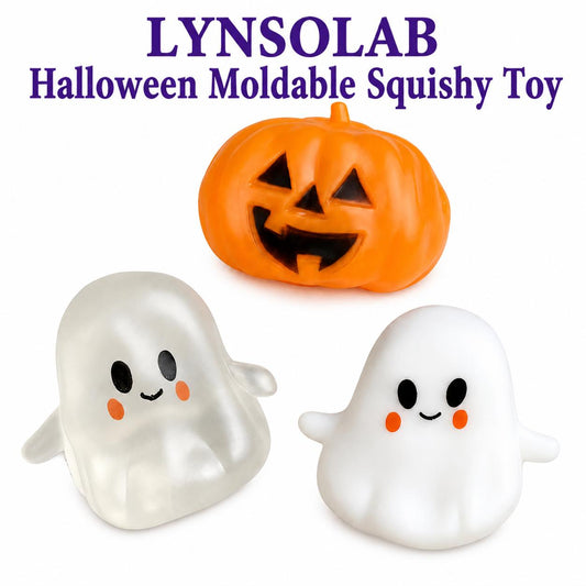 LYNSOLAB Moldable Calm Squishy Halloween Fidget Toy for Stress Relief